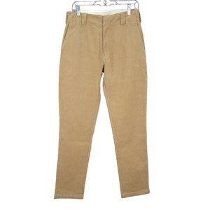 NWT MCNAIRY&CO. Men's Pants 30x32 Khaki Corduroy Organic Cotton Droopy Drawers